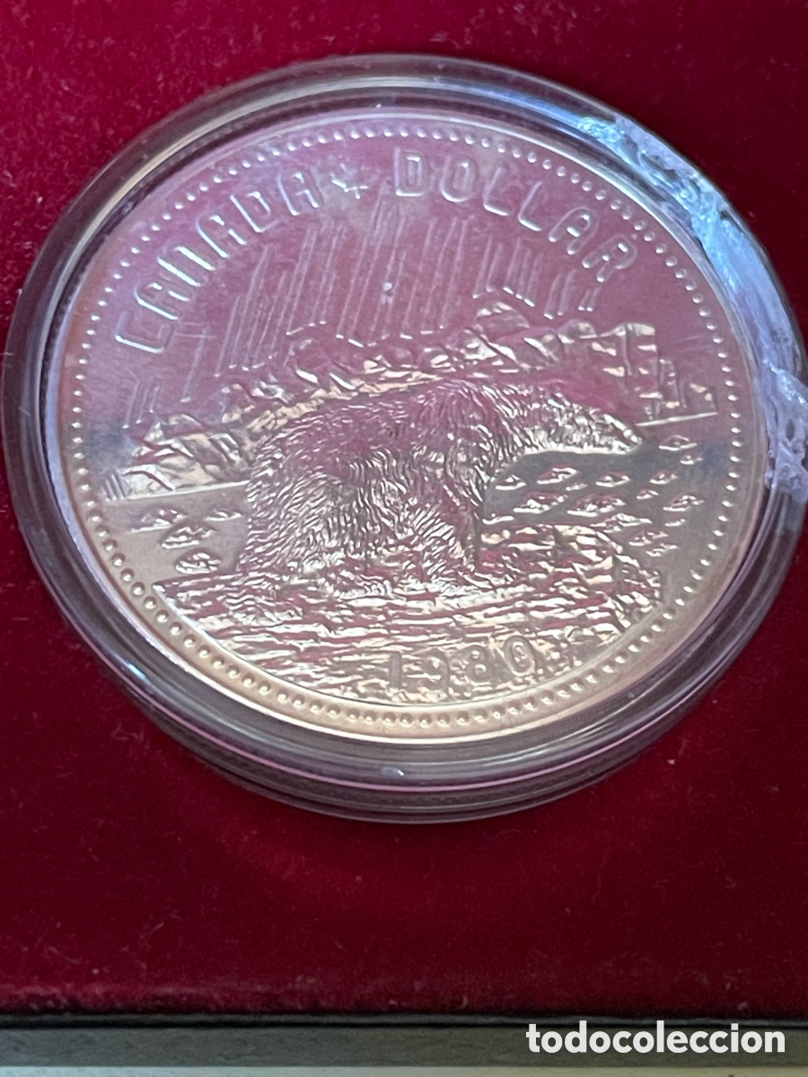 Monedas antiguas de Am&eacute;rica: Moneda Plata Canad&aacute; 1 d&oacute;lar - Foto 1