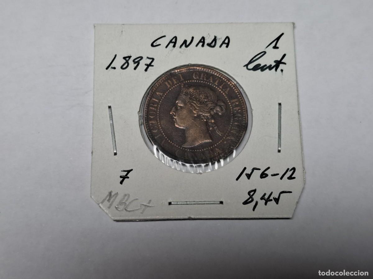 Monedas antiguas de Am&eacute;rica: 1 CENT de 1897 KM 7 CANADA en MBC+ - Foto 1