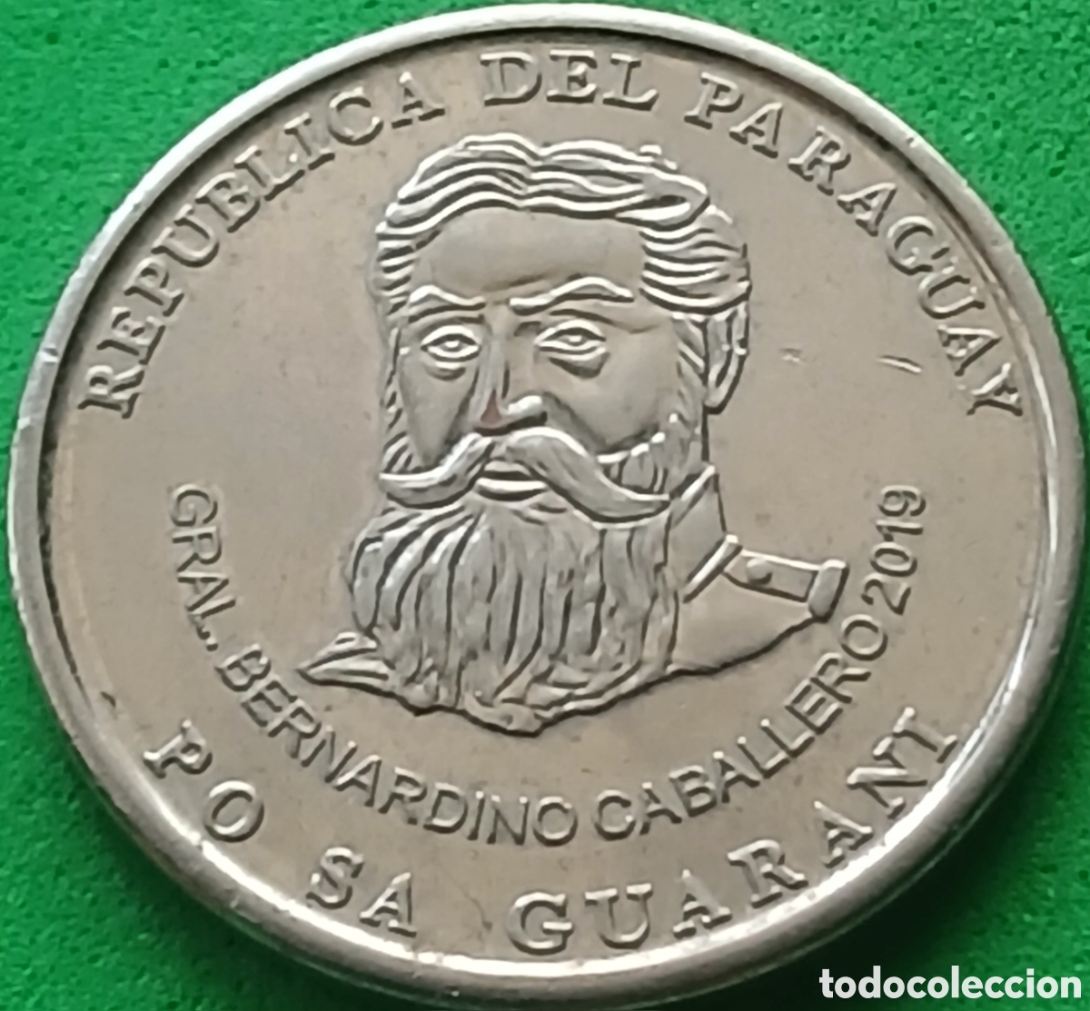 Monedas antiguas de Am&eacute;rica: Paraguay 500 guaran&iacute;es 2019 km#195a