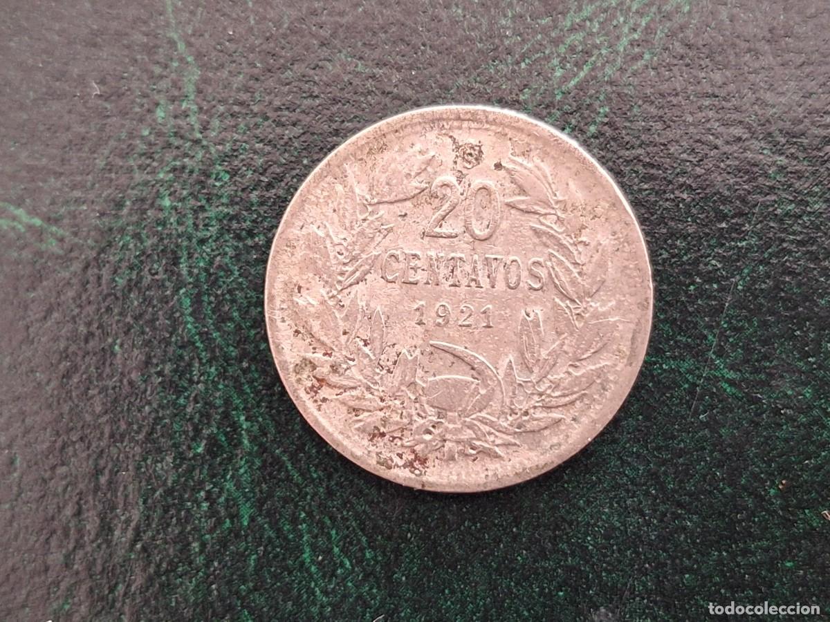 Monedas antiguas de Am&eacute;rica: MONEDA CHILE 20 CENTAVOS 1921 M_1 - Foto 2