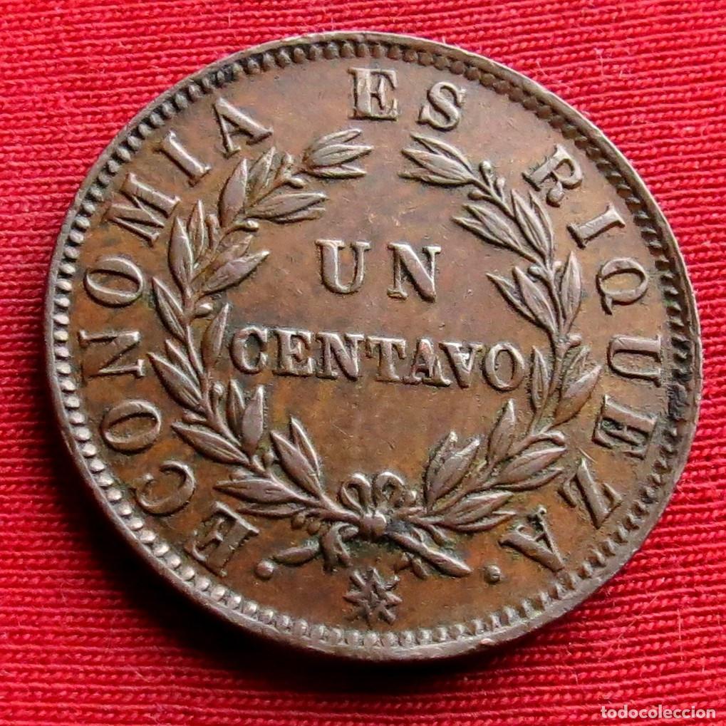 Monedas antiguas de Am&eacute;rica: Chile 1 centavo 1853 - Foto 1
