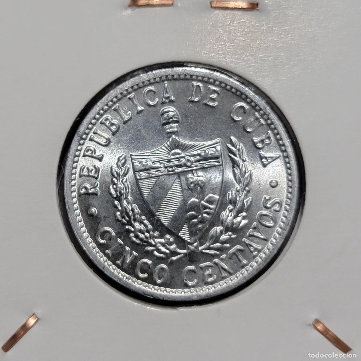 Monedas antiguas de Am&eacute;rica: Moneda 5 centavos, Cuba 1963 - Foto 2