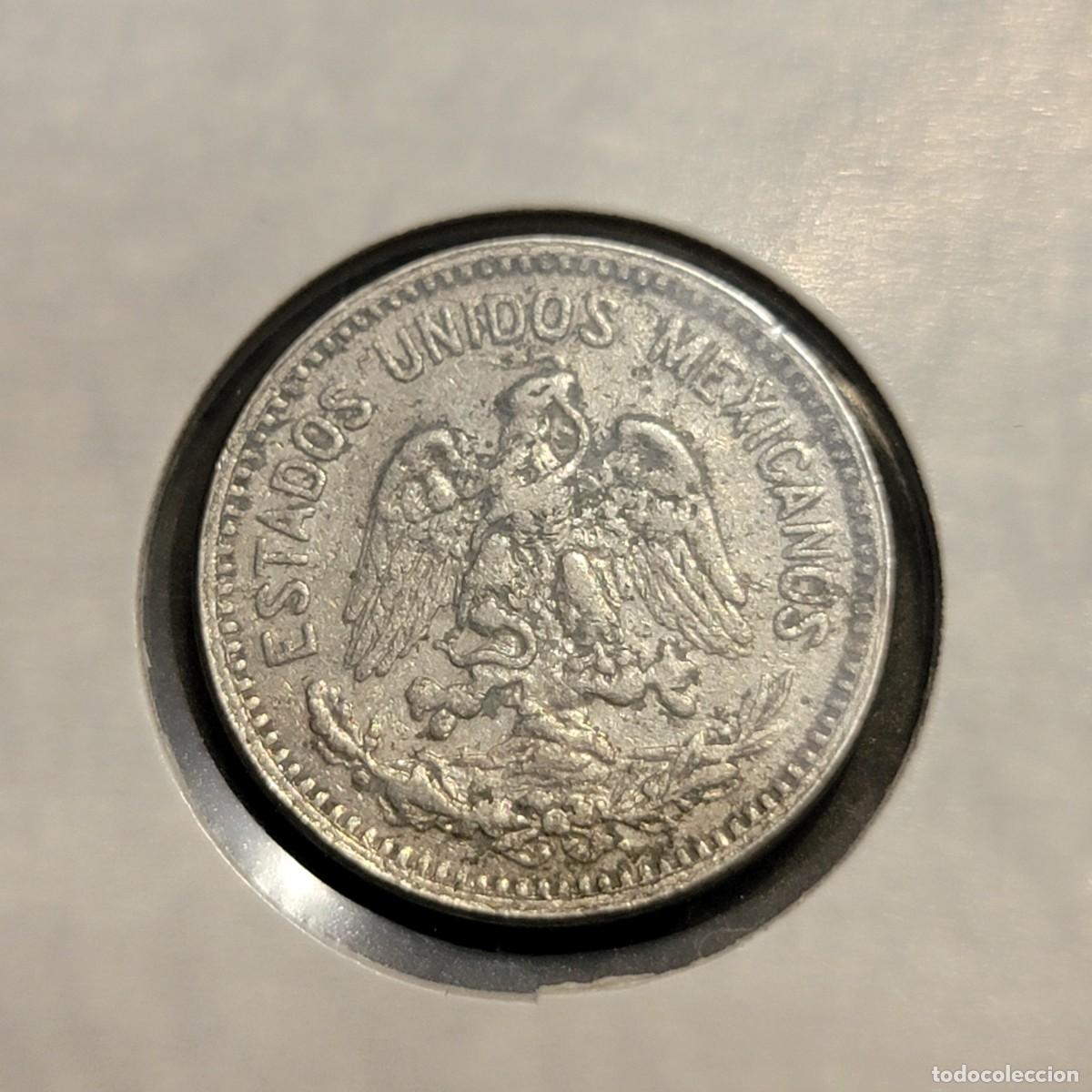 Monedas antiguas de Am&eacute;rica: Moneda 5 centavos, Mexico 1914 - Foto 2