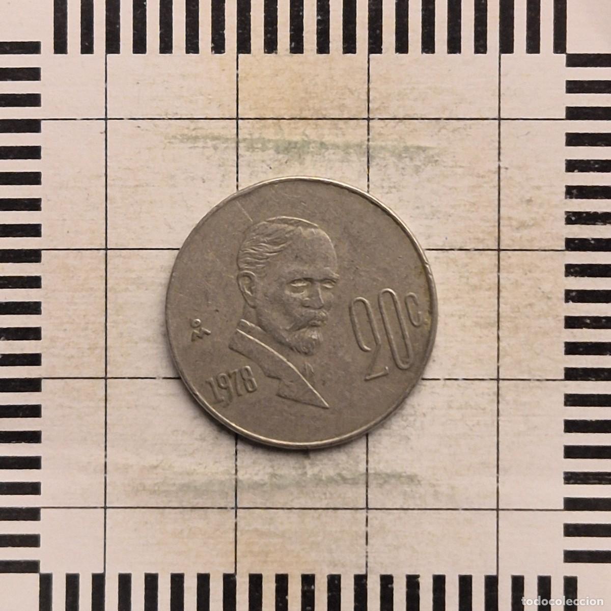 Monedas antiguas de Am&eacute;rica: 20 CENTAVOS, M&Eacute;XICO. 1978. (KM#442). - Foto 1