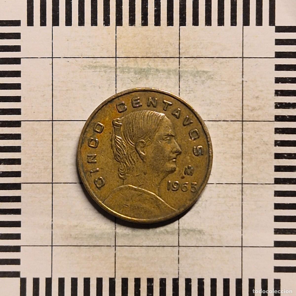 Monedas antiguas de Am&eacute;rica: 5 CENTAVOS, M&Eacute;XICO. 1963. (KM#426). - Foto 1