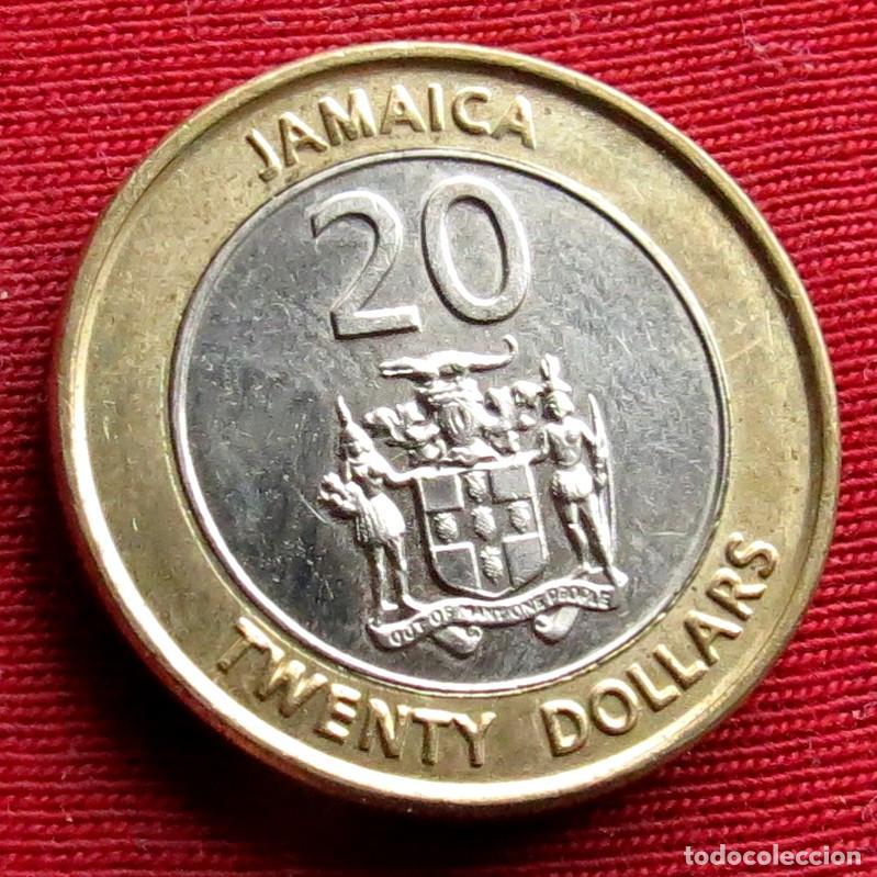 Monedas antiguas de Am&eacute;rica: Jamaica 20 $ 2001 .. - Foto 2