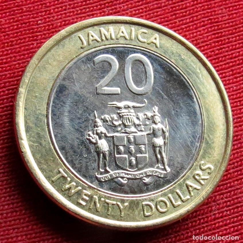 Monedas antiguas de Am&eacute;rica: Jamaica 20 $ 2018 .. - Foto 2