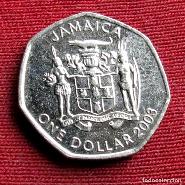 Monedas antiguas de Am&eacute;rica: Jamaica 1 $ 2003 ... - Foto 2
