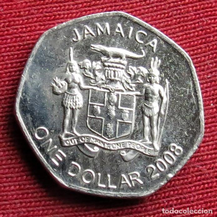 Monedas antiguas de Am&eacute;rica: Jamaica 1 $ 2008 #1... - Foto 2