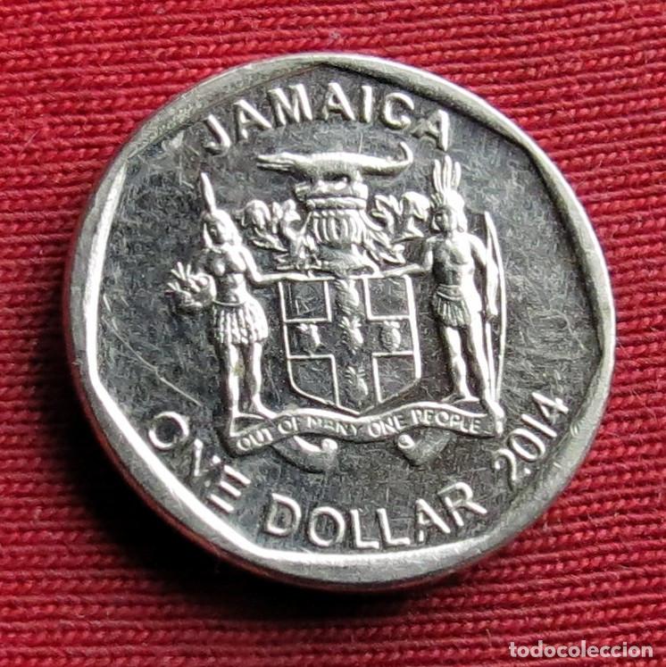 Monedas antiguas de Am&eacute;rica: Jamaica 1 $ 2014 ... - Foto 2
