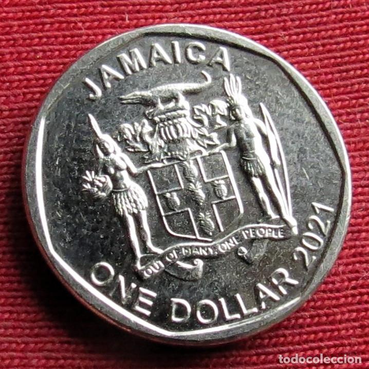 Monedas antiguas de Am&eacute;rica: Jamaica 1 $ 2021 ... - Foto 2