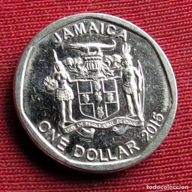Monedas antiguas de Am&eacute;rica: Jamaica 1 $ 2015 ... - Foto 2