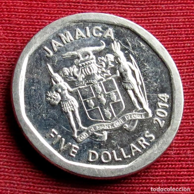 Monedas antiguas de Am&eacute;rica: Jamaica 5 $ 2014 ... - Foto 2