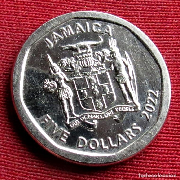 Monedas antiguas de Am&eacute;rica: Jamaica 5 $ 2022 ... - Foto 2