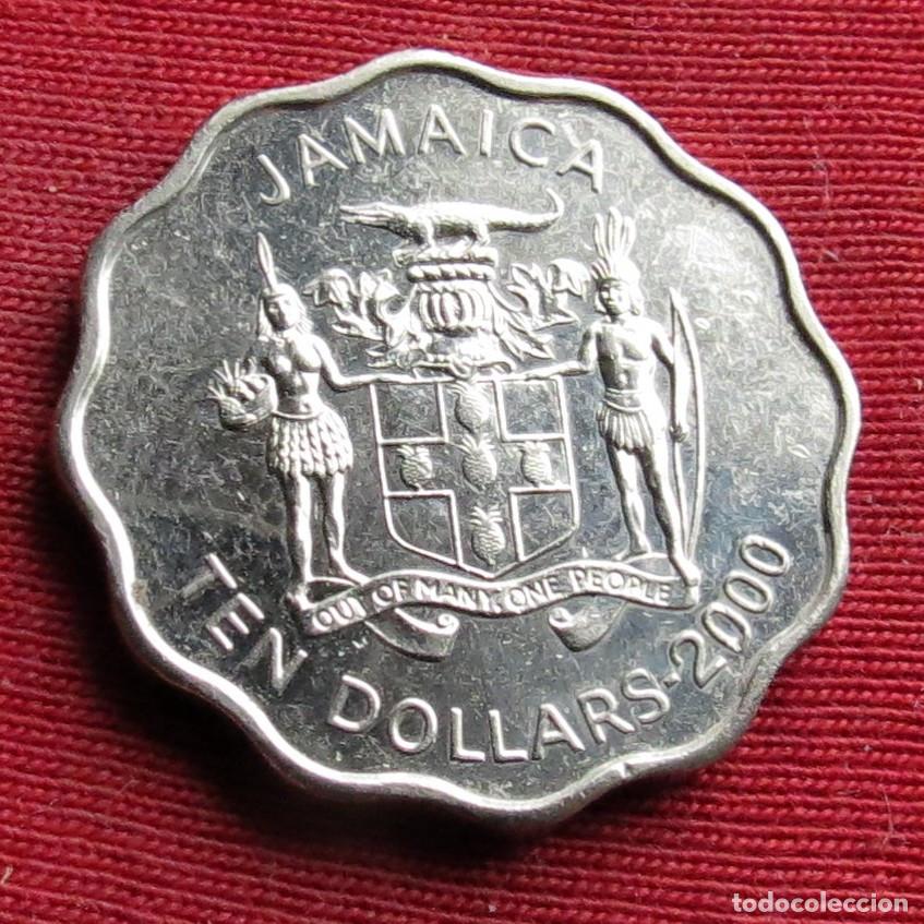 Monedas antiguas de Am&eacute;rica: Jamaica 10 $ 2000 #1 ... - Foto 2