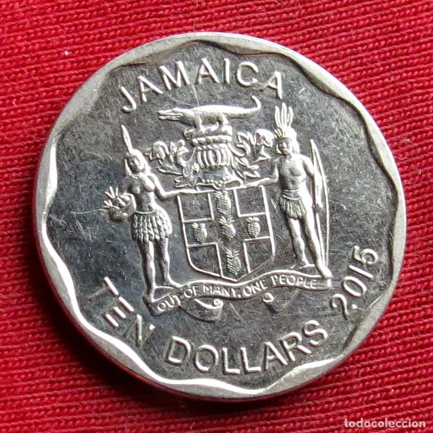 Monedas antiguas de Am&eacute;rica: Jamaica 10 $ 2015 ... - Foto 2