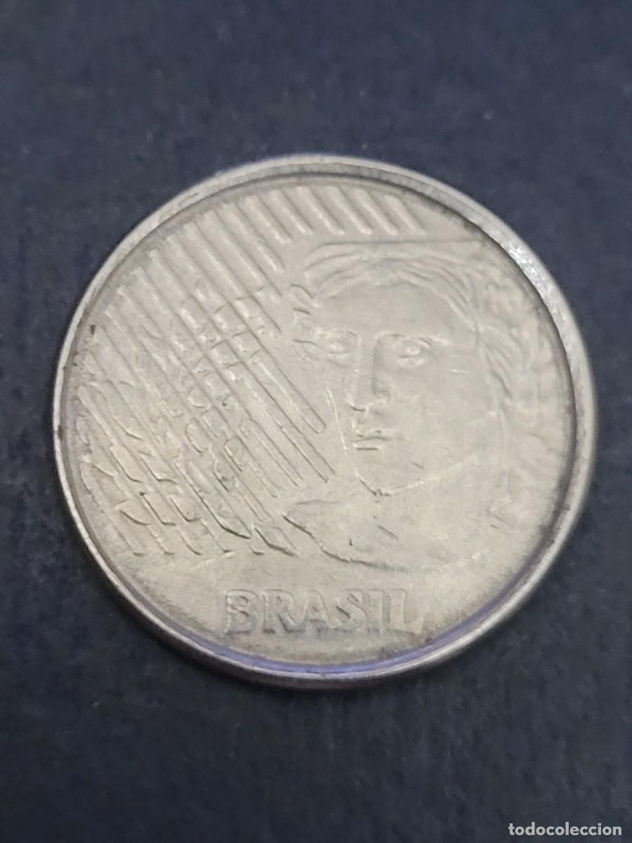 Monedas antiguas de Am&eacute;rica: Moneda 5 centavos 1994 Brasil - Foto 1