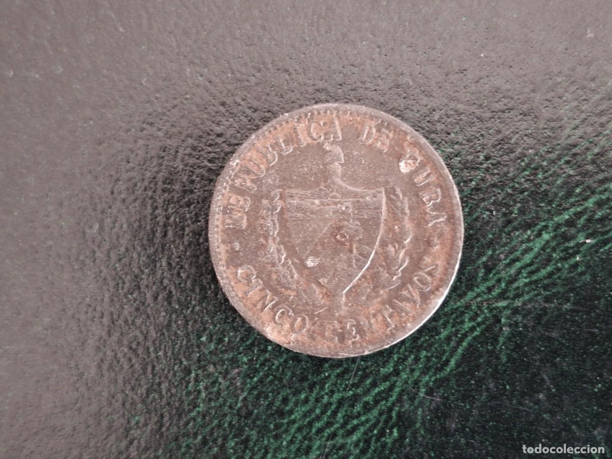Monedas antiguas de Am&eacute;rica: MONEDA CUBA 5 CENTIMOS 1908 M_2 - Foto 2