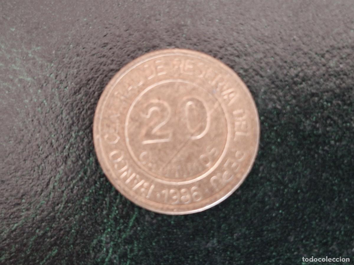 Monedas antiguas de Am&eacute;rica: MONEDA PERU 20 CENTIMOS 1986 M_2 - Foto 2