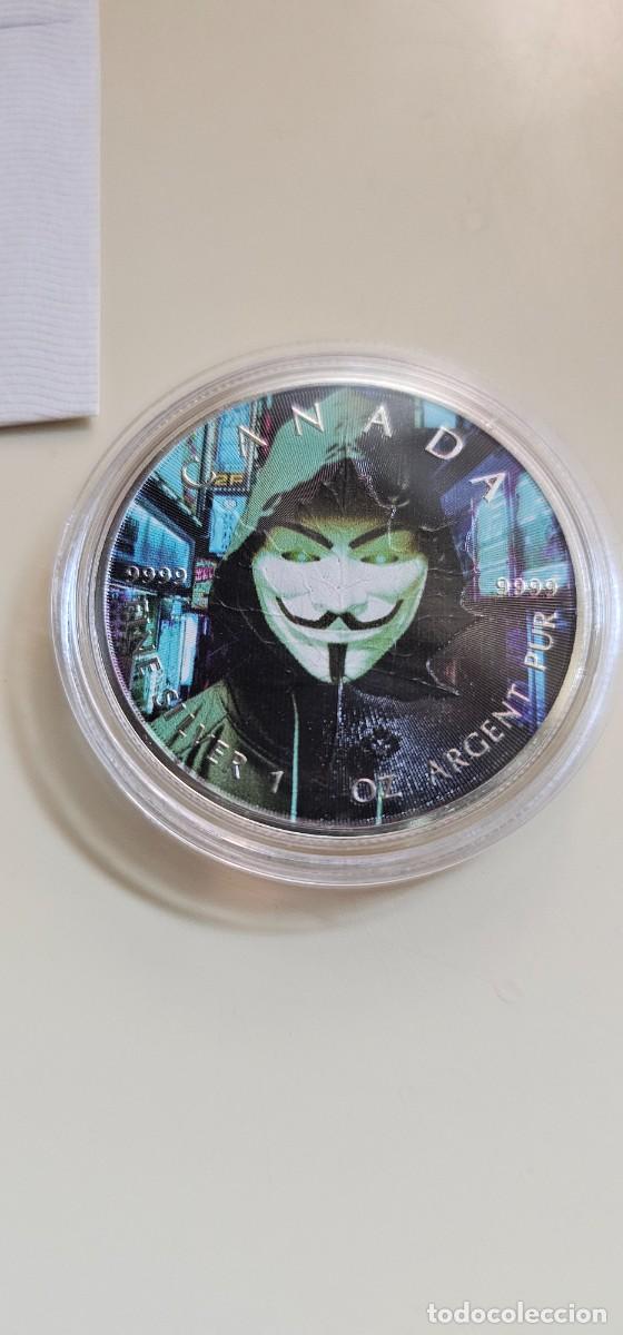 Monedas antiguas de Am&eacute;rica: Anonymous 1 onza Troy plata Canada - Foto 1