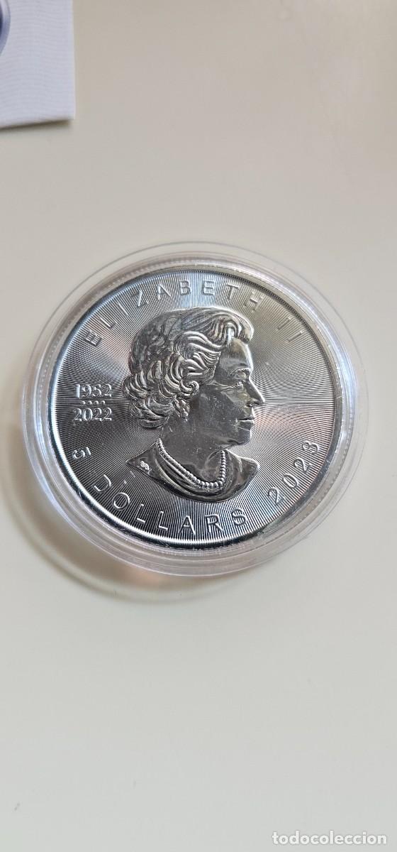 Monedas antiguas de Am&eacute;rica: Anonymous 1 onza Troy plata Canada - Foto 2
