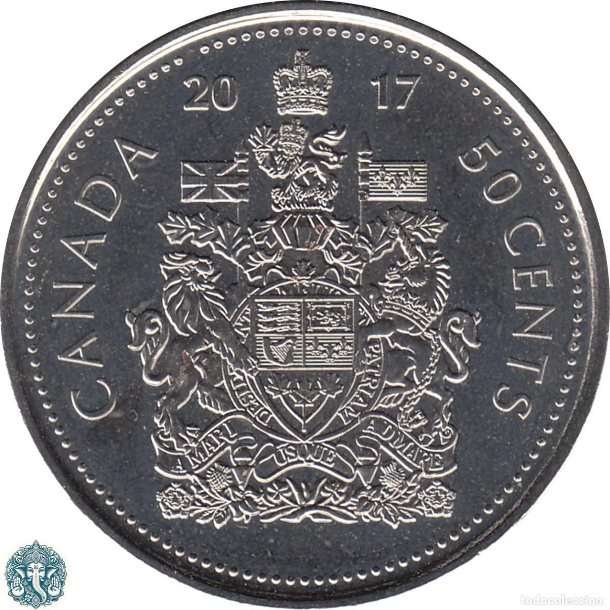 Monedas antiguas de Am&eacute;rica: CANAD&Aacute; 50 Centavos 2017 KM#494 - Foto 1