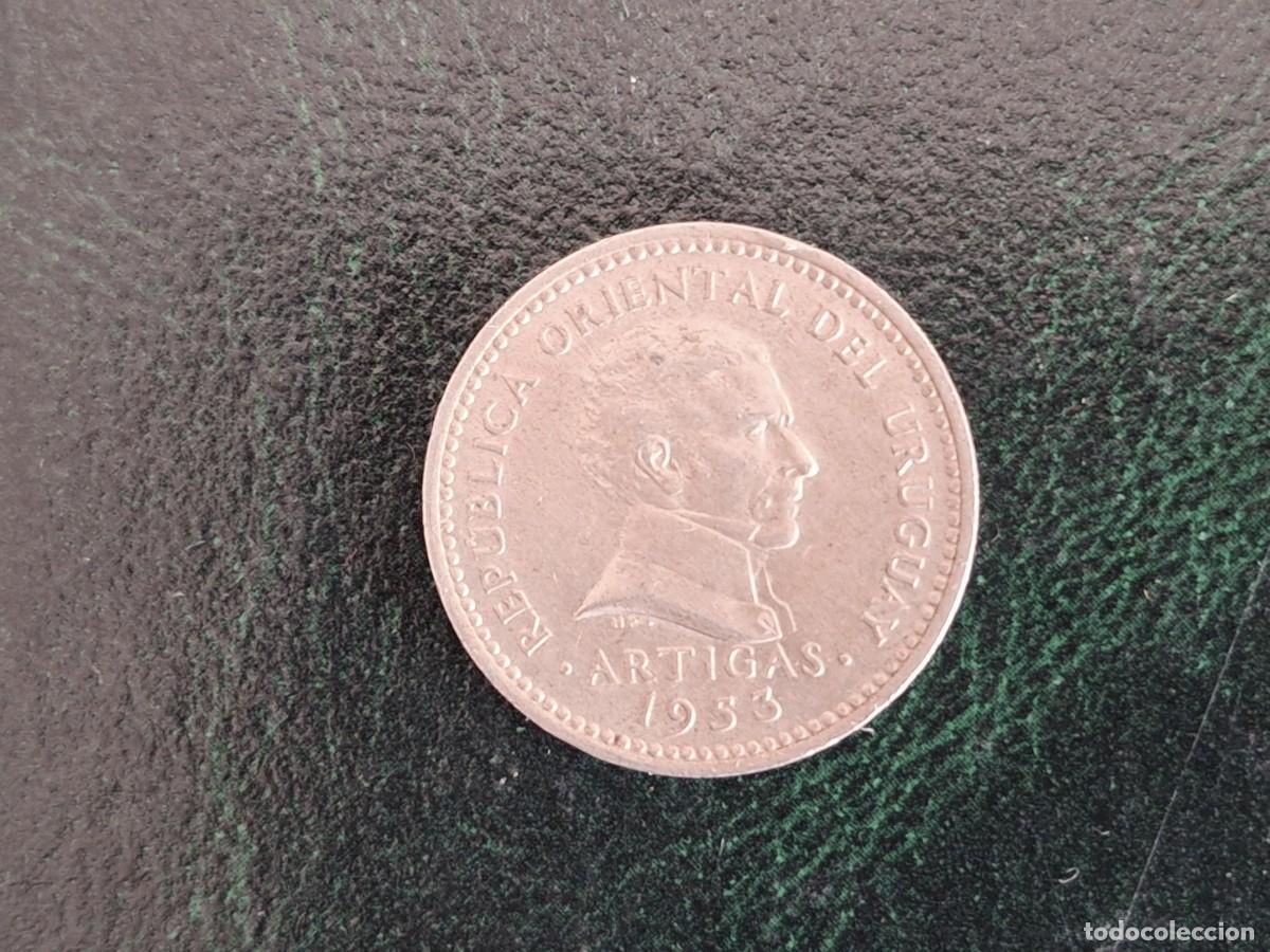 Monedas antiguas de Am&eacute;rica: MONEDA URUGUAY 10 CENTAVOS 1953 M_2 - Foto 2