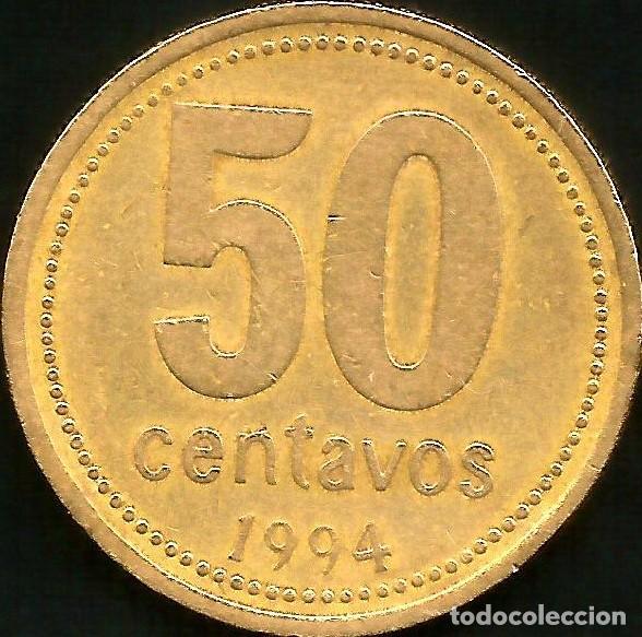 Monedas antiguas de Am&eacute;rica: ARGENTINA 1994 - 50 CENTAVOS - KM 111.1 - CIRCULADA