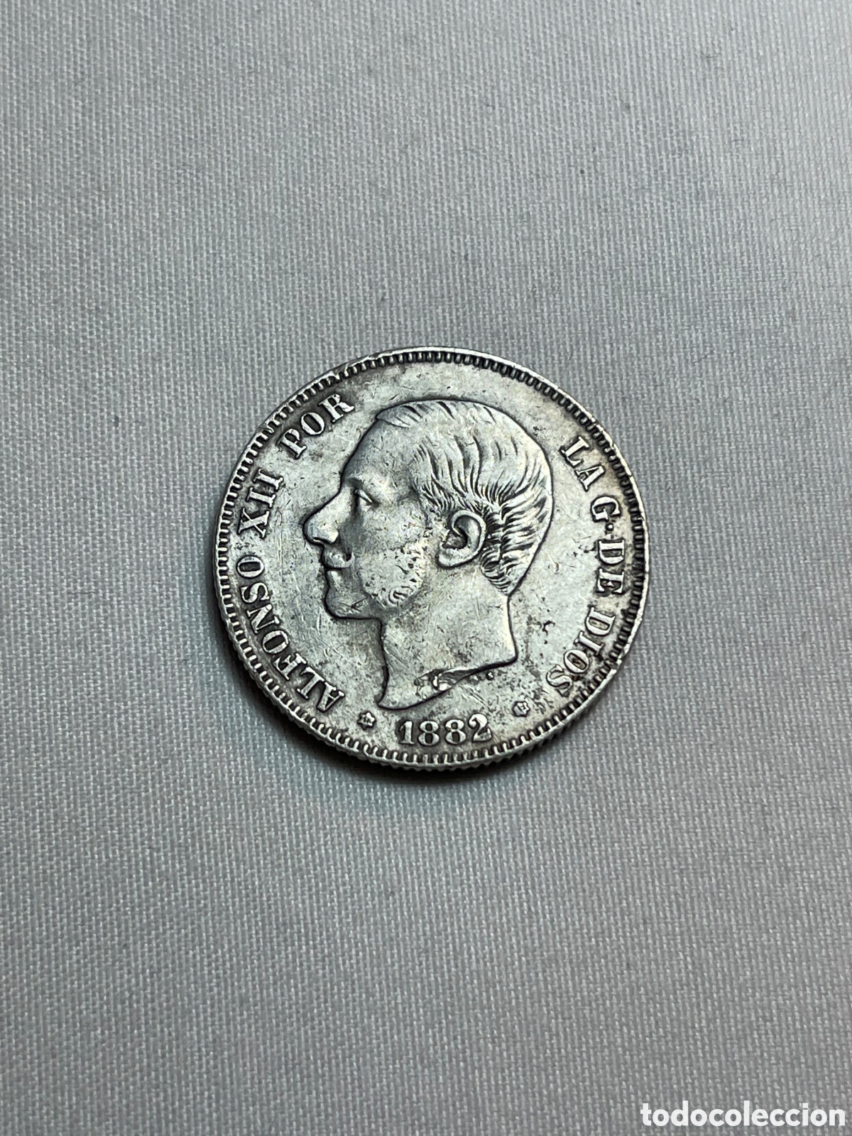 Monedas antiguas de Am&eacute;rica: Venezuela 5 Bol&iacute;vares 1919 Plata Sim&oacute;n Bol&iacute;var Moneda Grande