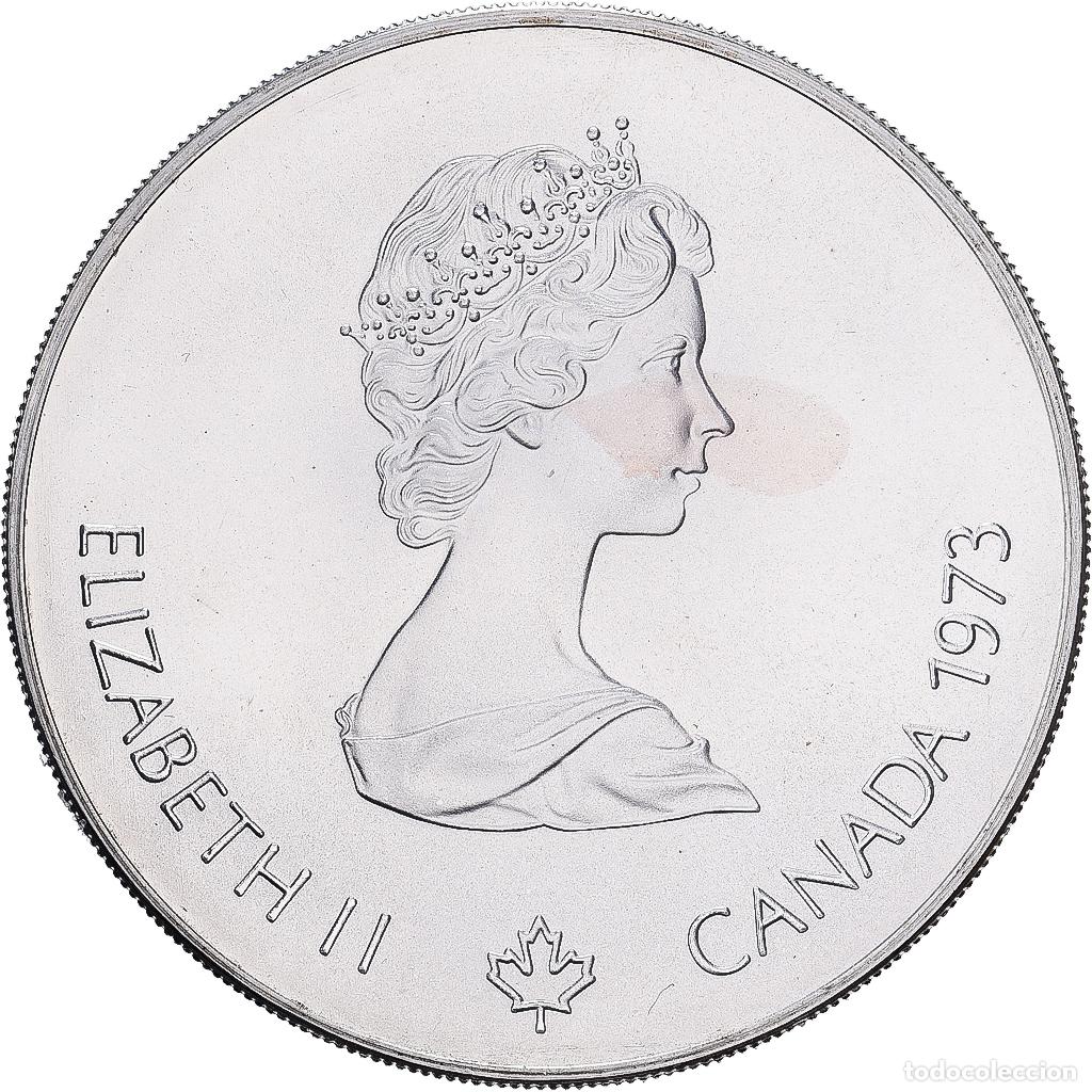 Monedas antiguas de Am&eacute;rica: [#1167567] Canad&aacute;, Elizabeth II, 5 Dollars, 1973, Royal Canadian Mint, BE, Plata, SC