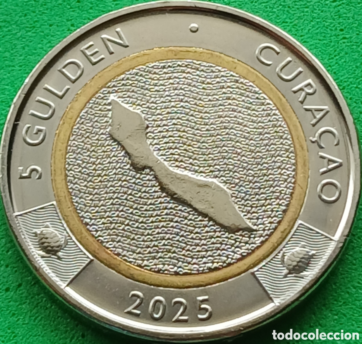 Monedas antiguas de Am&eacute;rica: Curazao 5 gulden 2025 UC#7
