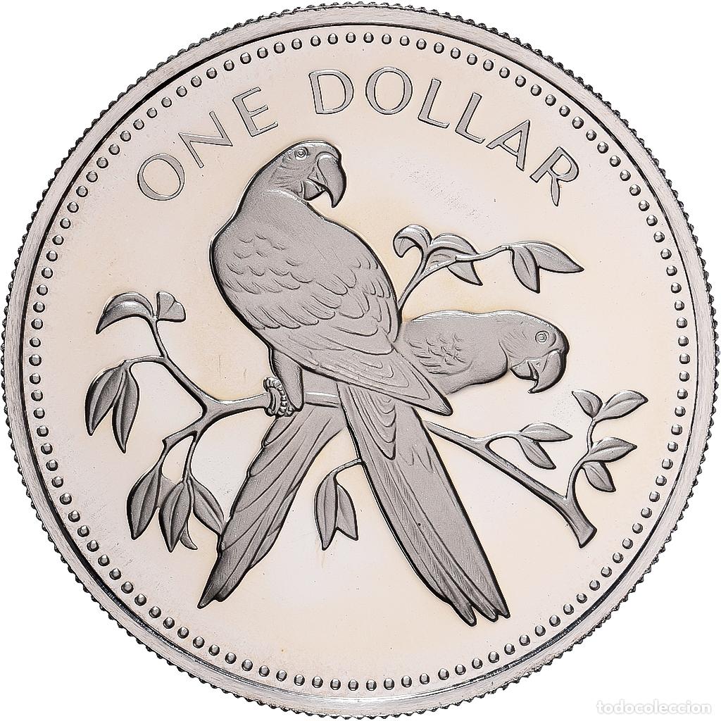 Monedas antiguas de Am&eacute;rica: [#1167366] Belice, Dollar, 1974, Franklin Mint, Cobre - n&iacute;quel, FDC, KM:43