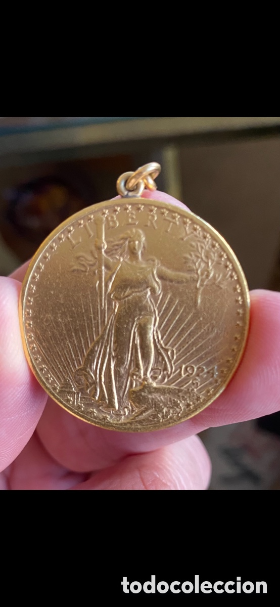 Monedas antiguas de Am&eacute;rica: Moneda double eagle 1924