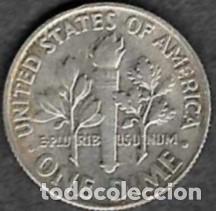 Monedas antiguas de Am&eacute;rica: MONEDA EE UU-1963- ROOSEVELT- PLATA- S/C. - (ERROR) - Foto 2