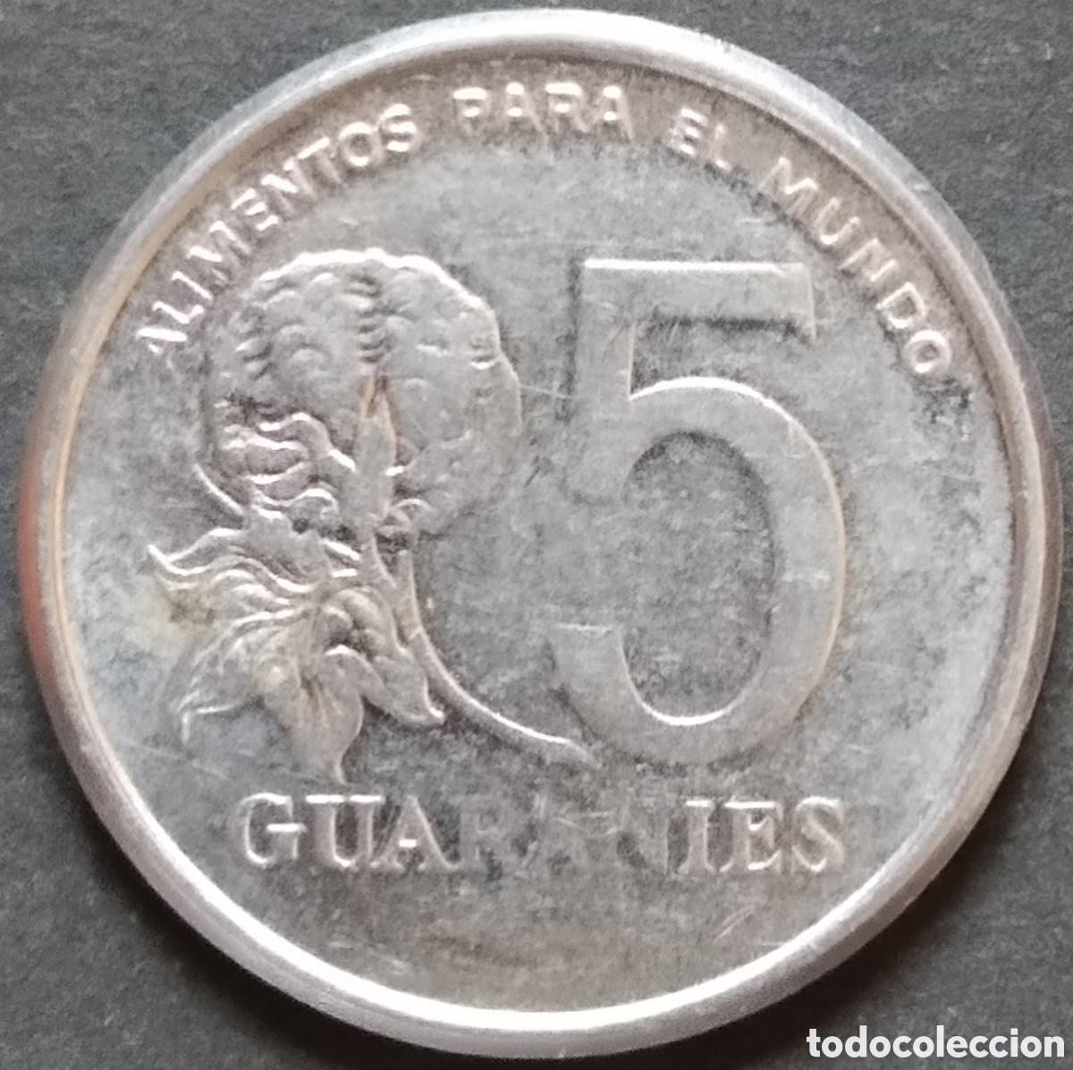 Monedas antiguas de Am&eacute;rica: MONEDA - PARAGUAY 5 GUARANIES 1980