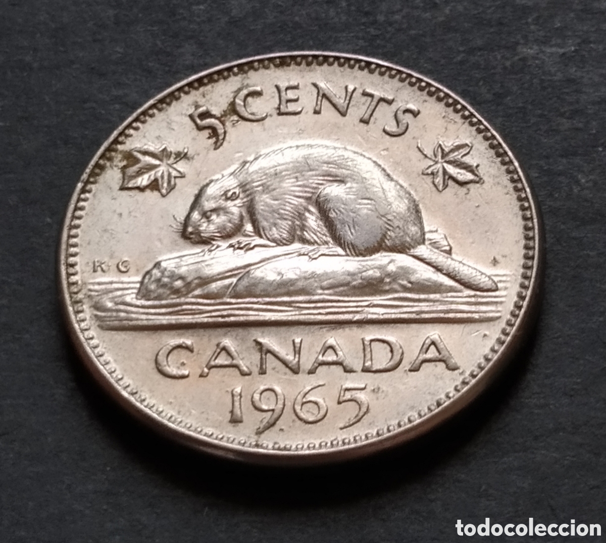 Monedas antiguas de Am&eacute;rica: MONEDA - CANADA 5 CENTS 1965 - Foto 3