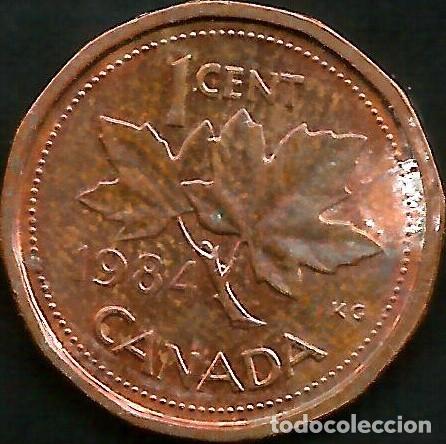 Monedas antiguas de Am&eacute;rica: CANADA 1984 - 1 CENT - KM 132 - CIRCULADA - Foto 1