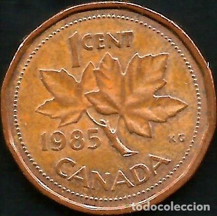 Monedas antiguas de Am&eacute;rica: CANADA 1985 - 1 CENT - KM 132 - CIRCULADA - Foto 1