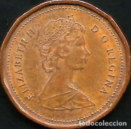 Monedas antiguas de Am&eacute;rica: CANADA 1985 - 1 CENT - KM 132 - CIRCULADA - Foto 2