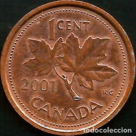 Monedas antiguas de Am&eacute;rica: CANADA 2001 - 1 CENT - KM 289 - CIRCULADA - Foto 1