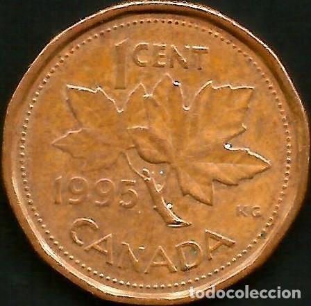 Monedas antiguas de Am&eacute;rica: CANADA 1995 - 1 CENT - KM 181 - CIRCULADA - Foto 1