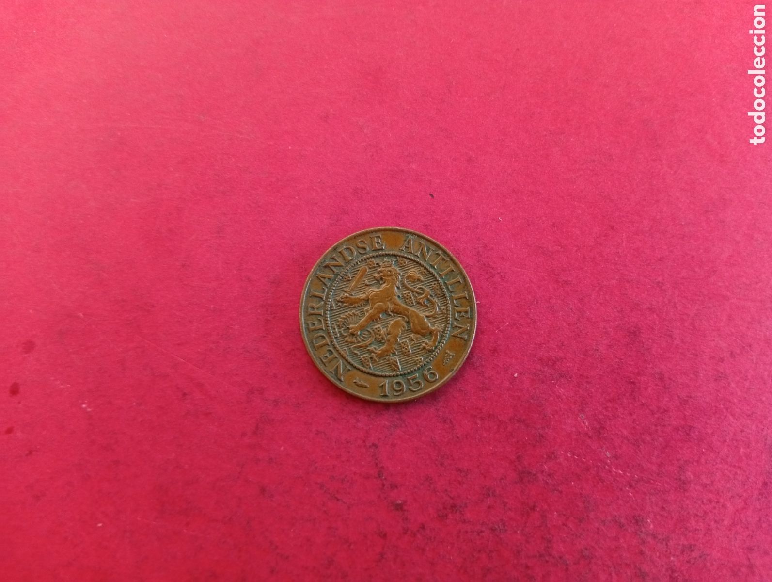 Monedas antiguas de Am&eacute;rica: 2 1/2 cents Antillas Holandesas 1956