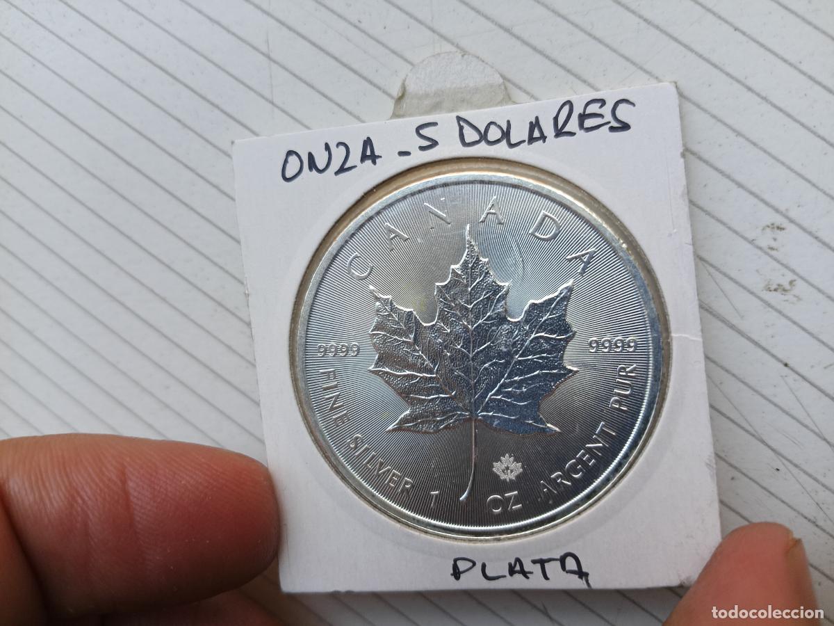 Monedas antiguas de Am&eacute;rica: Canad&aacute;. Onza de plata pura 2016