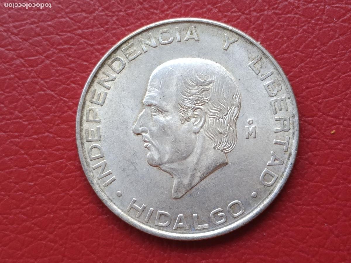 Monedas antiguas de Am&eacute;rica: M&eacute;xico &ndash; 5 Pesos 1956 &ndash; Miguel Hidalgo &ndash; Plata .720