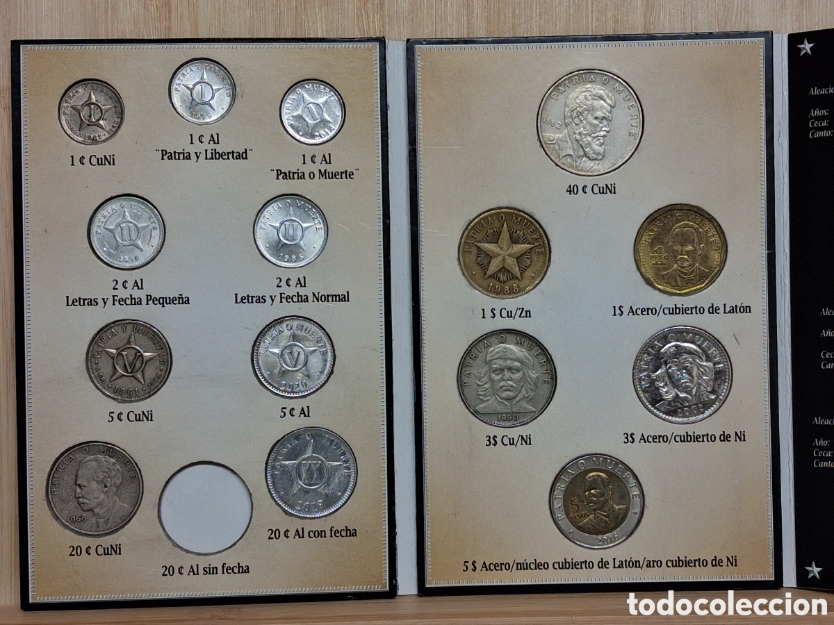 Monedas antiguas de Am&eacute;rica: 15 Monedas Cuba Colecci&oacute;n por Tipo 1959-Presente
