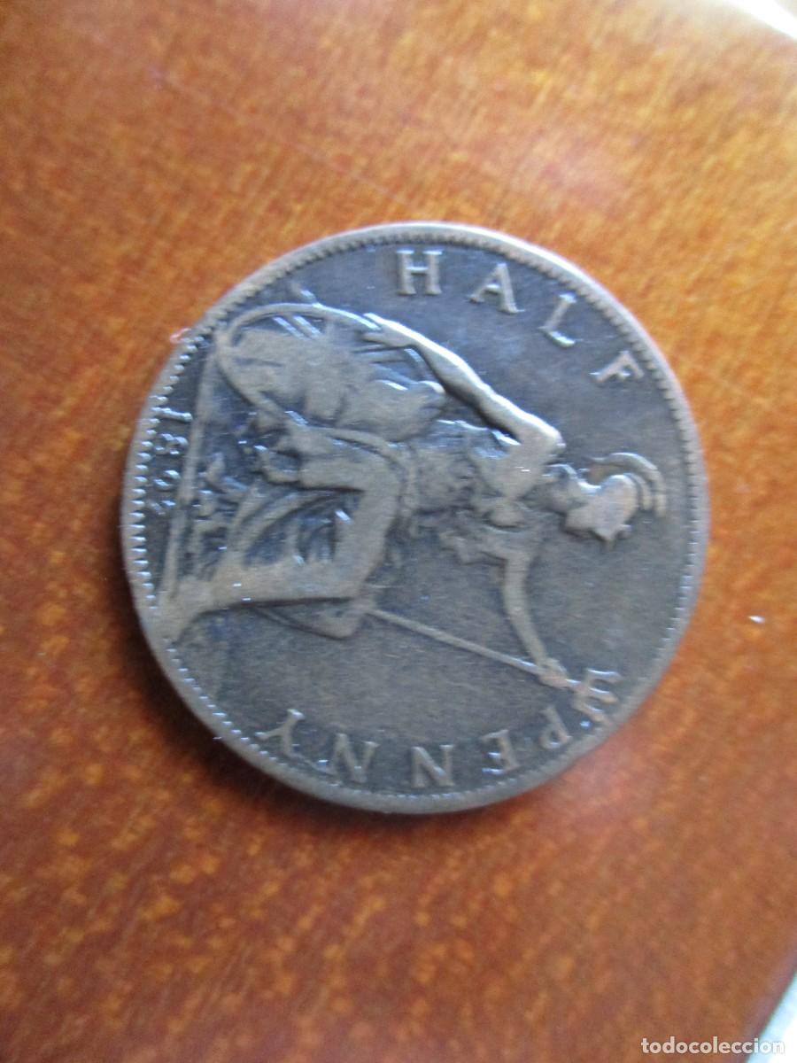 Monedas antiguas de Am&eacute;rica: GREAT BRITAIN - HALF PENNY 1897 - Foto 1