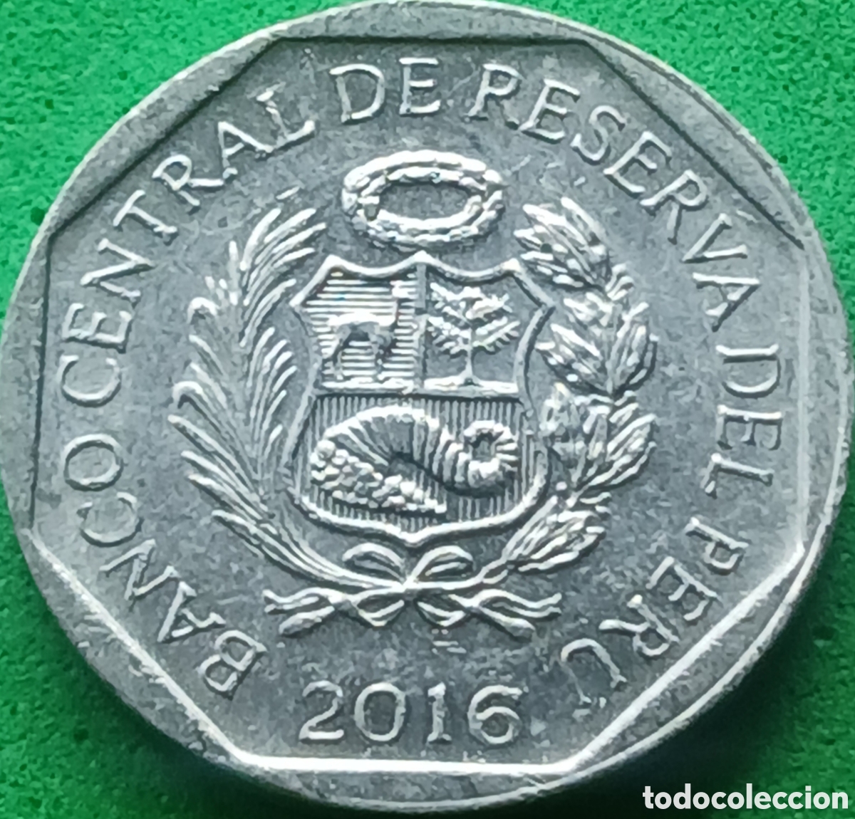 Moedas antigas da Am&eacute;rica: Per&uacute; 5 centimos 2016 km#304.4a