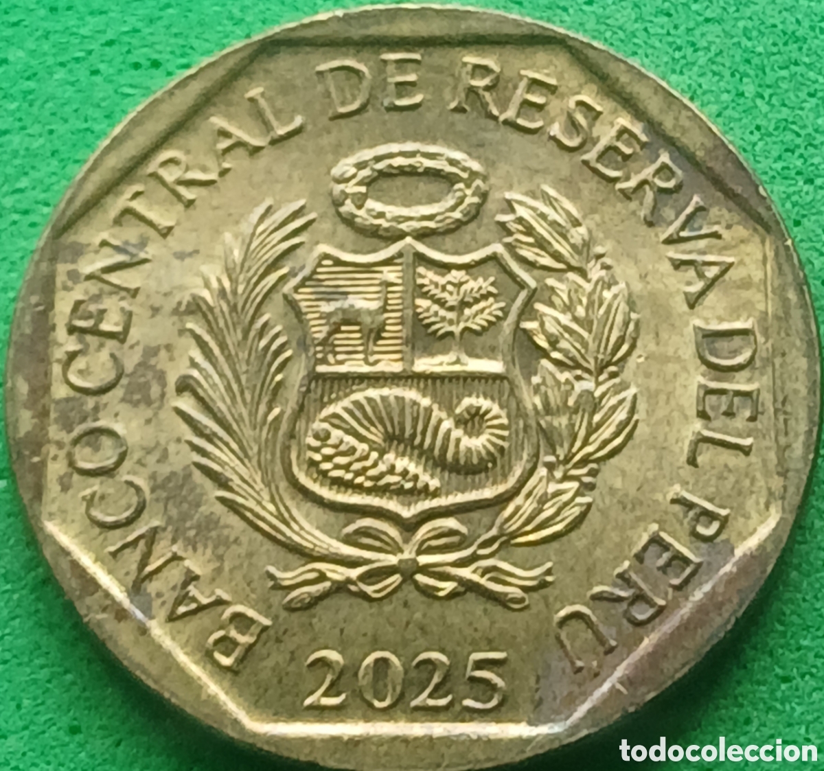 Moedas antigas da Am&eacute;rica: Per&uacute; 10 centimos 2025 km#305.4 ESCASA