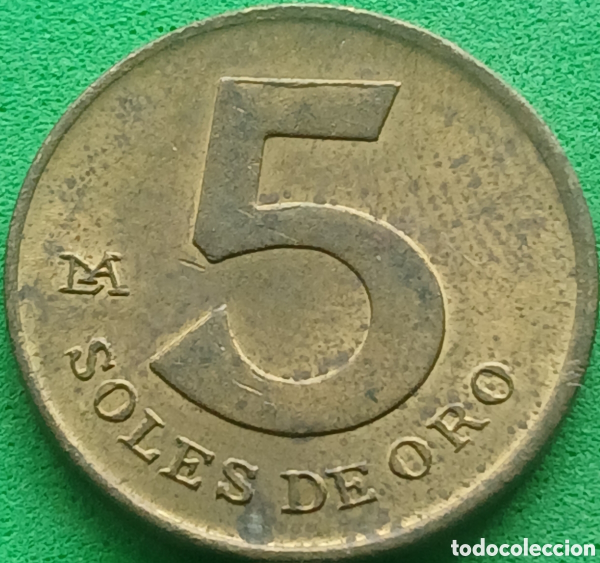 Old Coins of America: Per&uacute; 5 soles de oro 1978 km#271