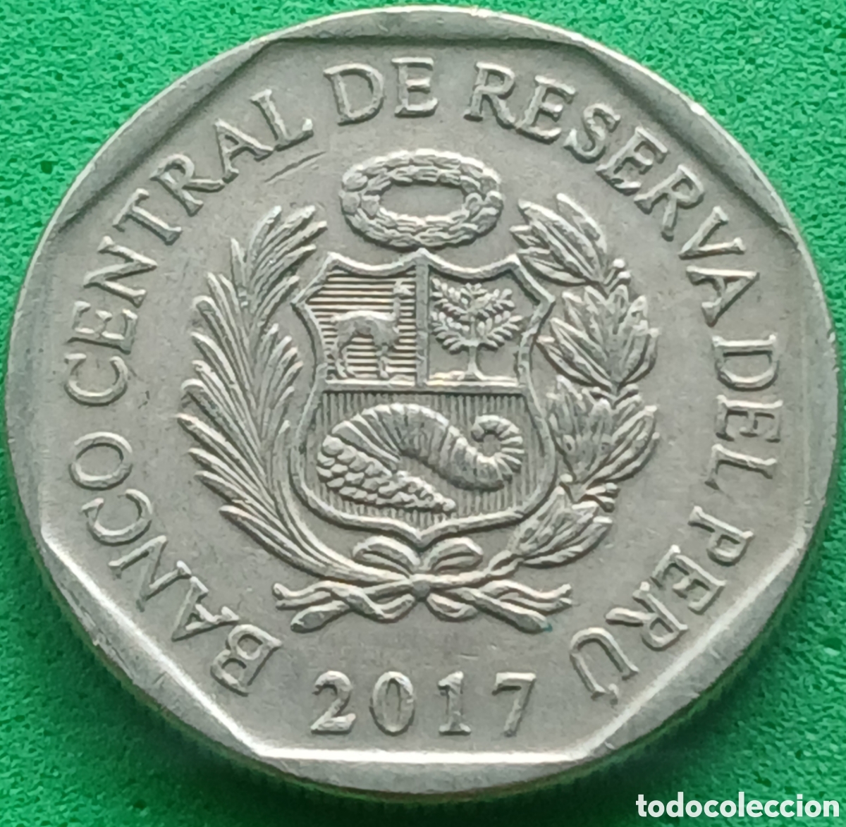 Monedas antiguas de Am&eacute;rica: Per&uacute; 50 centimos 2017 km#307.4